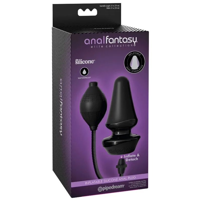anal fantasy elite collection - plug hinchable imagen 2 | karma sex & shop
