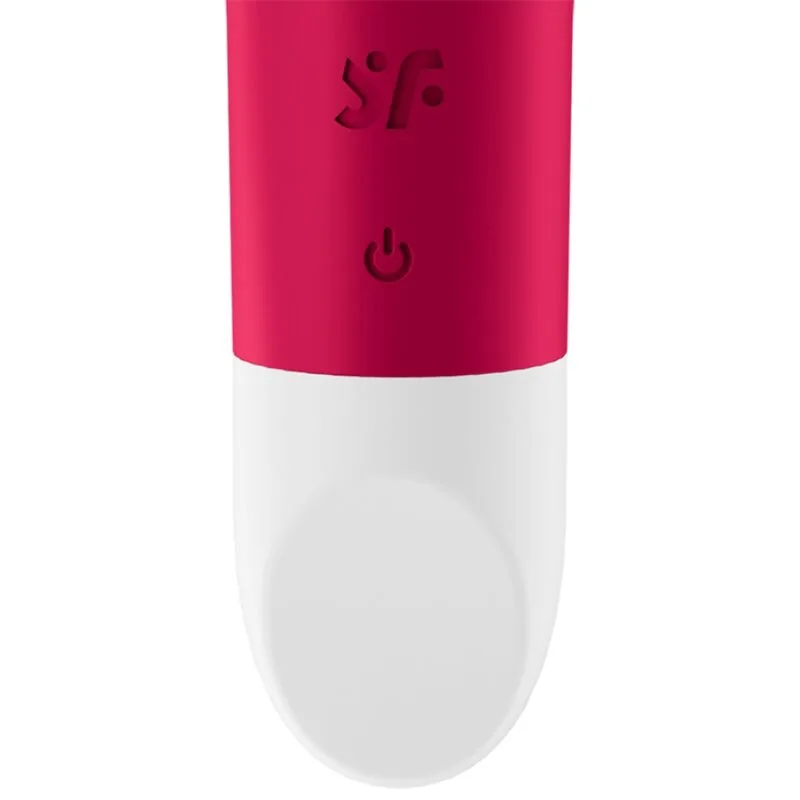 satisfyer - ultra power bullet 1 bala vibradora roja imagen 2 | karma sex & shop