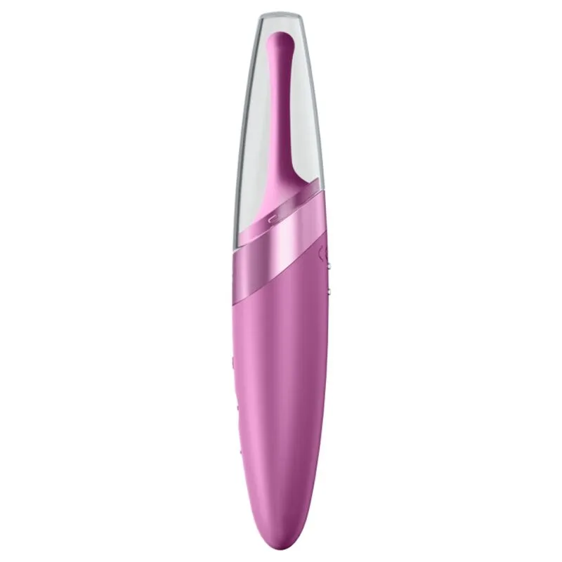 satisfyer - twirling delight estimulador clitoris morado imagen 2 | karma sex & shop