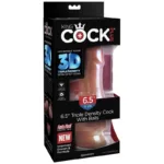 king cock - plus 3d dildo con testículos 17 cm imagen 8 | karma sex & shop