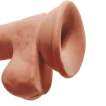 king cock - plus 3d dildo con testículos 17 cm imagen 5 | karma sex & shop