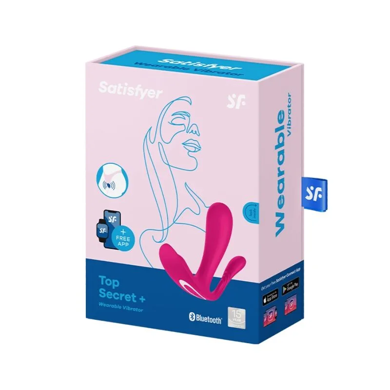 satisfyer - top secret + vibrador rosa imagen 3 | karma sex & shop
