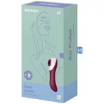 satisfyer - dual crush estimulador y vibrador imagen 4 | karma sex