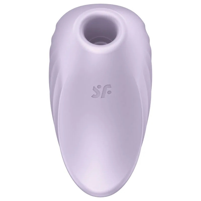 satisfyer - pearl diver estimulador y vibrador violeta imagen 2 | karma sex & shop