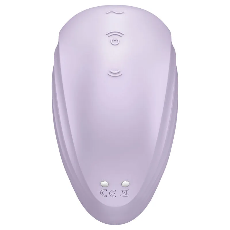 satisfyer - pearl diver estimulador y vibrador violeta imagen 3 | karma sex & shop