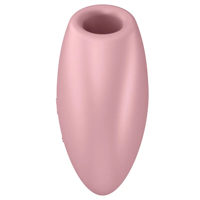 satisfyer - cutie heart estimulador y vibrador rosa imagen 3 | karma sex & shop