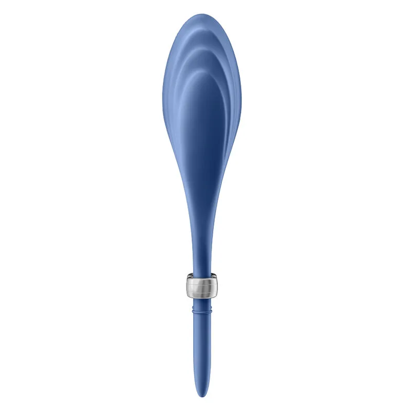 satisfyer - duelist anillo vibrador azul imagen 3 | karma sex & shop