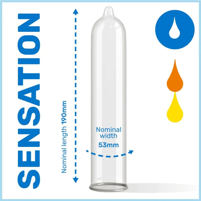 pasante - preservativos sabores tropical bolsa 144 unidades imagen 3 | karma sex & shop