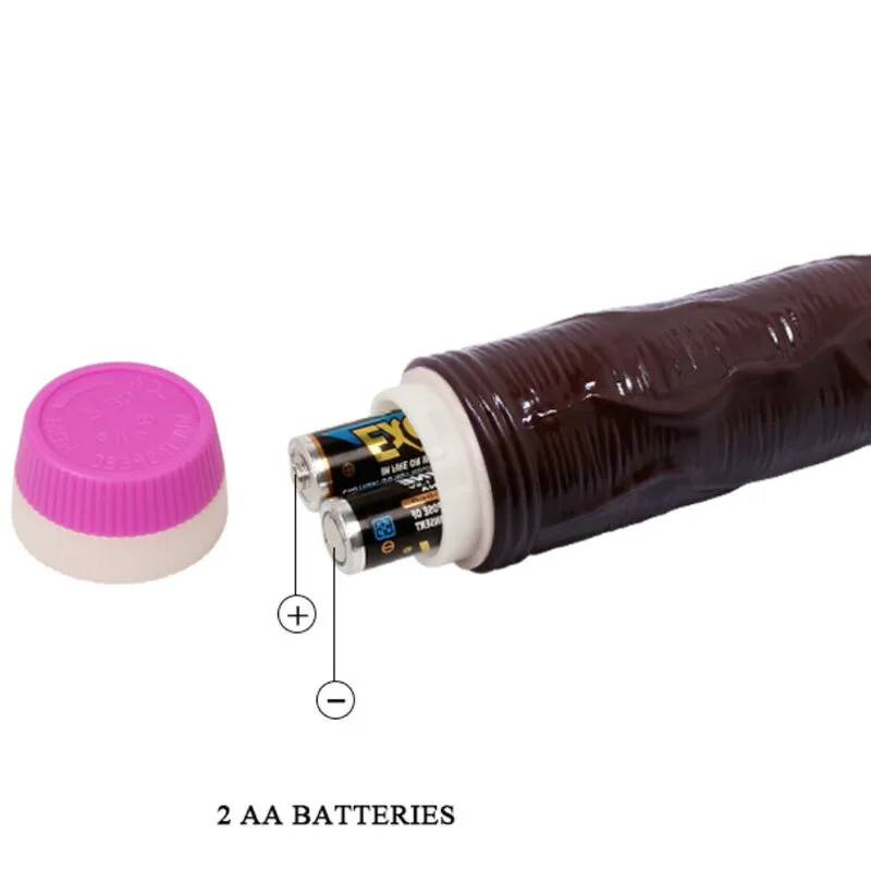 baile - waves of pleasure vibrador 23 cm marrón imagen 5 | karma sex & shop