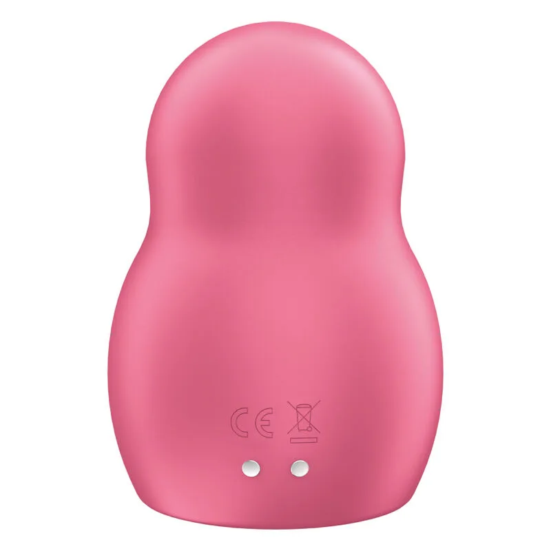 satisfyer - pro to go 1 estimulador y vibrador doble rojo imagen 3 | karma sex & shop
