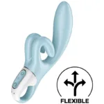 satisfyer - touch me vibrador rabbit azul imagen 1 | karma sex