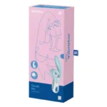 satisfyer - touch me vibrador rabbit azul imagen 5 | karma sex