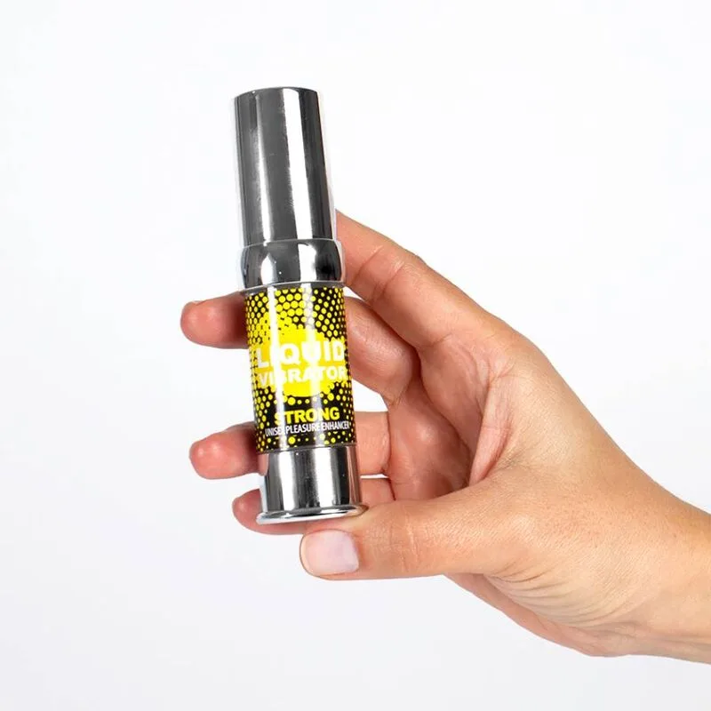 secretplay - vibrador líquido estimulador unisex strong  15 ml imagen 3 | karma sex & shop