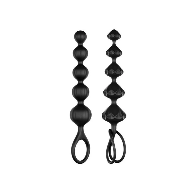 satisfyer - love beads negro imagen 2 | karma sex & shop