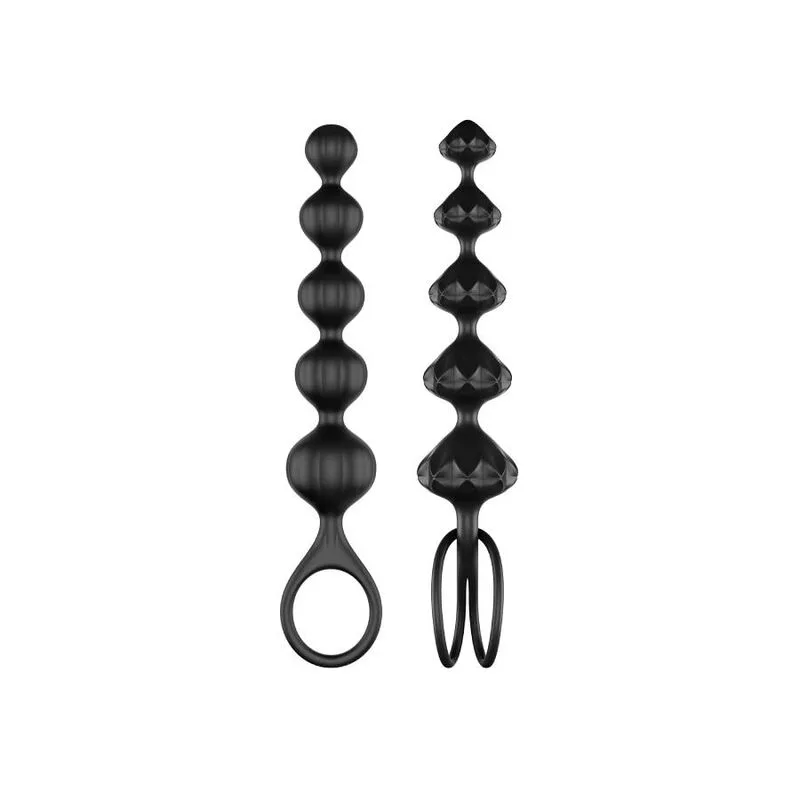 satisfyer - love beads negro imagen 4 | karma sex & shop