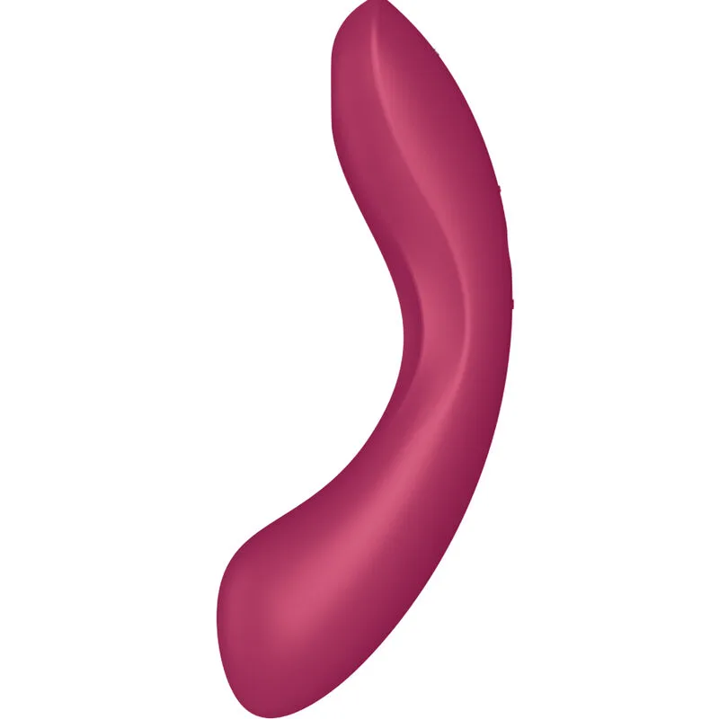 satisfyer - curve trinity 1 air pulse vibration rojo imagen 9 | karma sex & shop