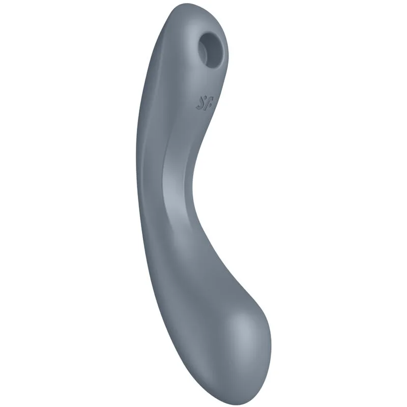 satisfyer - curve trinity 1 air pulse vibration gris imagen 2 | karma sex & shop