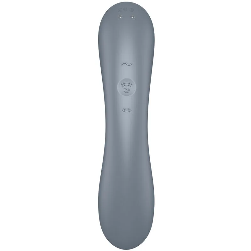 satisfyer - curve trinity 1 air pulse vibration gris imagen 6 | karma sex & shop
