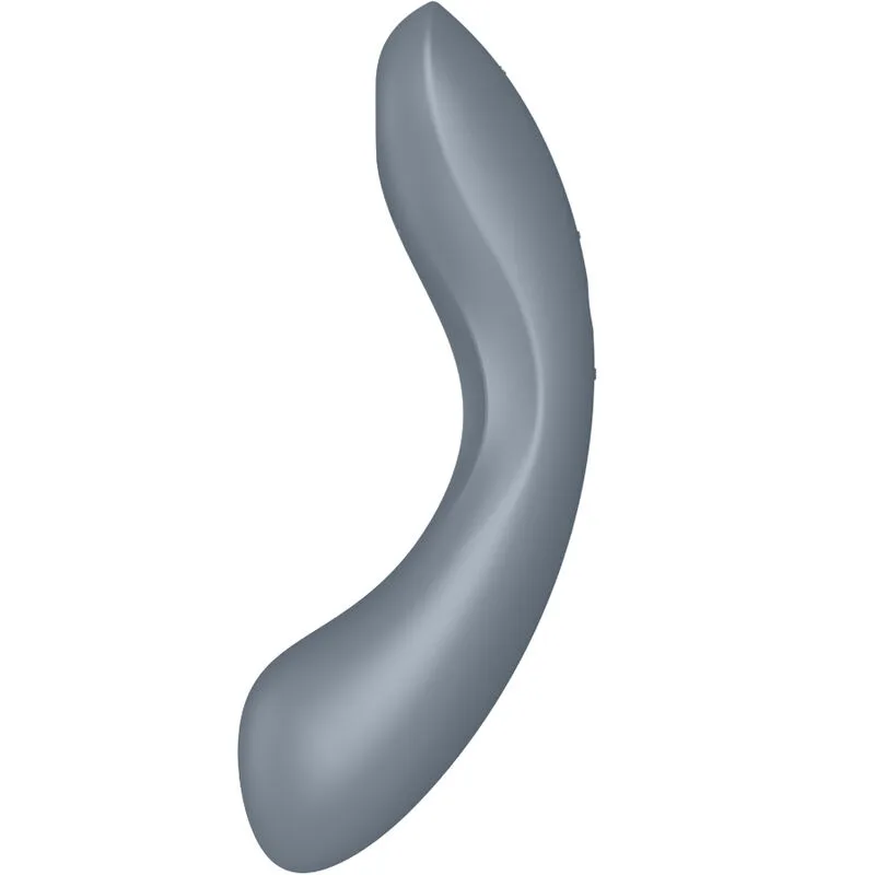 satisfyer - curve trinity 1 air pulse vibration gris imagen 8 | karma sex & shop