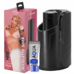 kiiroo - keon + feel nicolette shea stroker + lubricante aqua quality 50 ml imagen 1 | karma sex & shop