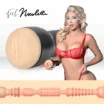 kiiroo - keon + feel nicolette shea stroker + lubricante aqua quality 50 ml imagen 2 | karma sex & shop