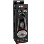pdx elite - masturbador stroker ultimate milker 2 giratorio y vibrador imagen 3 | karma sex & shop