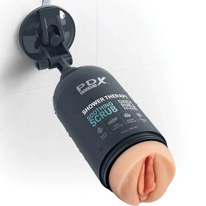 pdx plus - masturbador stroker diseño discreto de bote champu soothing scrub imagen 2 | karma sex & shop