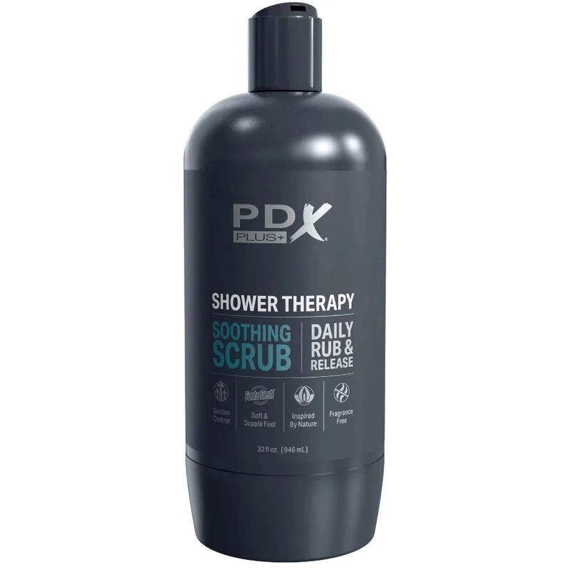 pdx plus - masturbador stroker diseño discreto de bote champu soothing scrub imagen 4 | karma sex & shop