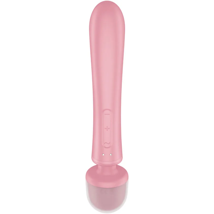 satisfyer - triple lover masajeador vibrador rabbit rosa imagen 5 | karma sex & shop