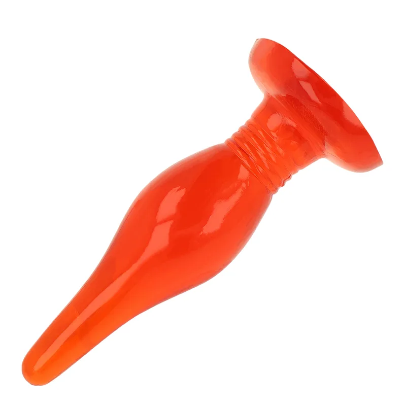 baile - plug anal tacto suave rojo 14.2 cm imagen 3 | karma sex & shop