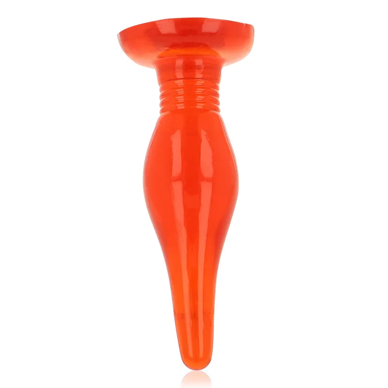 baile - plug anal tacto suave rojo 14.2 cm imagen 4 | karma sex & shop