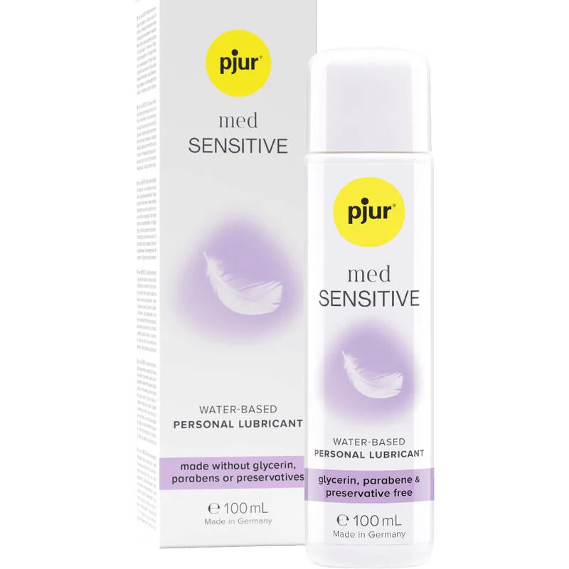 pjur - med sensitive glide lubricante base agua 100 ml imagen 1 | karma sex & shop