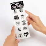 secret play - set de 10 tattoos temporales kinky collection imagen 4 | karma sex & shop