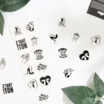 secret play - set de 10 tattoos temporales kinky collection imagen 3 | karma sex & shop