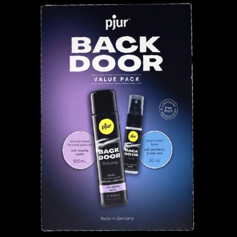 pjur - back door set de lubricante anal y spray imagen 4 | karma sex & shop