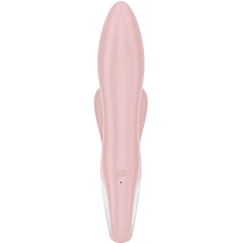 satisfyer - air pump bunny 3 inflable vibrador rabbit rosa imagen 5 | karma sex & shop
