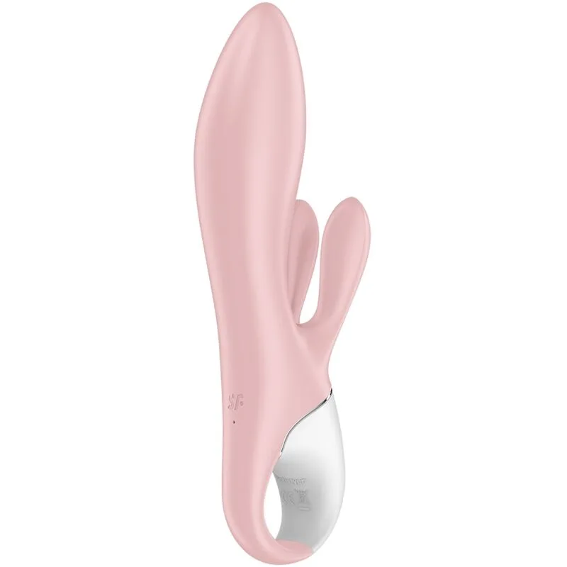 satisfyer - air pump bunny 3 inflable vibrador rabbit rosa imagen 3 | karma sex & shop