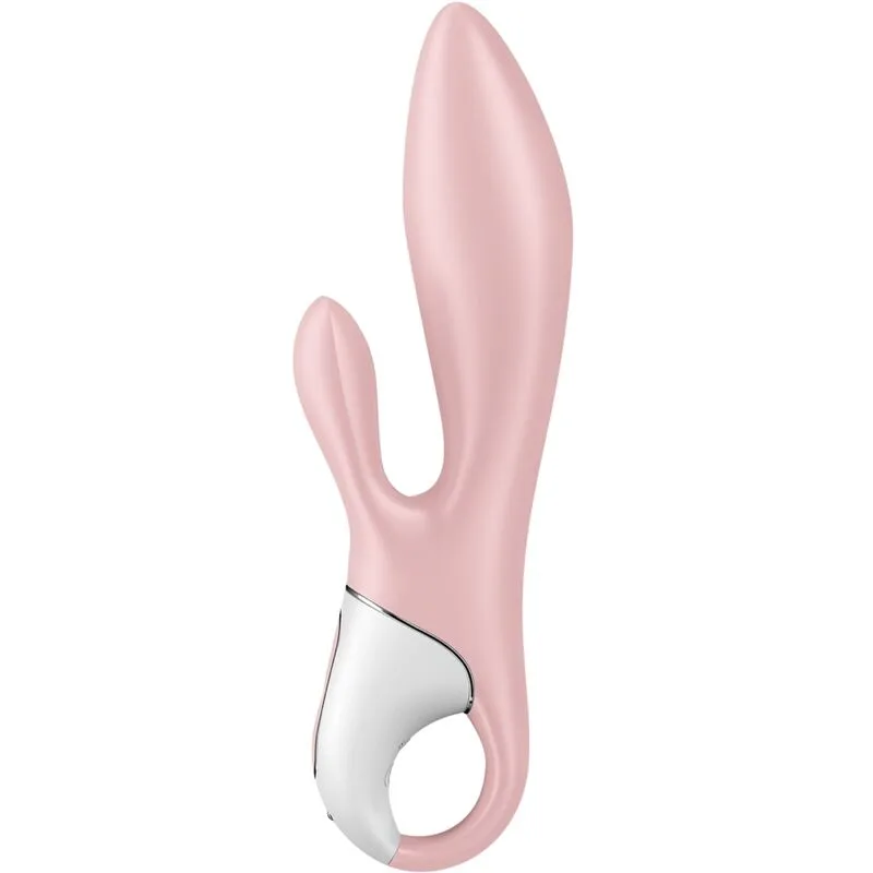 satisfyer - air pump bunny 3 inflable vibrador rabbit rosa imagen 4 | karma sex & shop