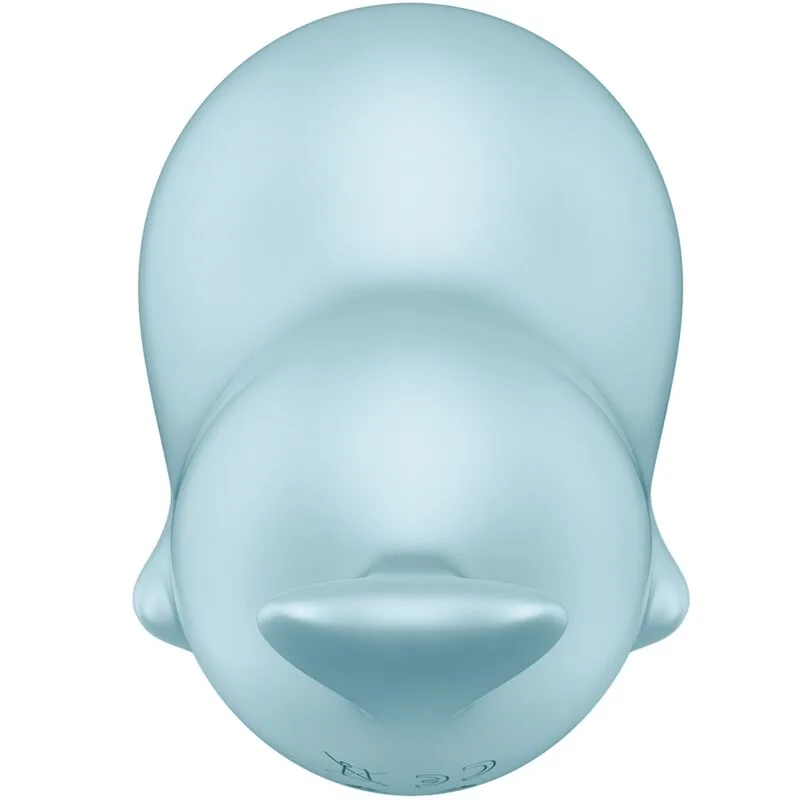 satisfyer - sassy seal estimulador & vibrador azul imagen 3 | karma sex & shop