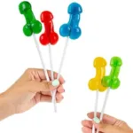 secretplay - expositor surtido piruletas pene con alcohol 40 unidades imagen 2 | karma sex & shop