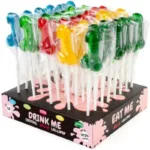 secretplay - expositor surtido piruletas pene con alcohol 40 unidades imagen 1 | karma sex & shop