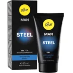 pjur - man steel gel estimulante 50 ml imagen 1 | karma sex & shop