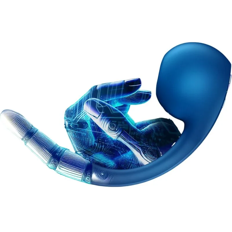 satisfyer - pro+ wave 4 estimulador punto g & air pulse aplicación gratuita azul oscuro imagen 5 | karma sex & shop