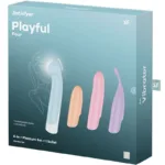 satisfyer - playful four set vibradores 4 en 1 + power bullet imagen 9 | karma sex