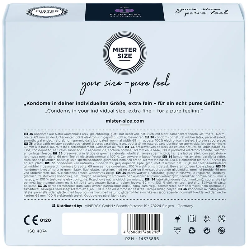 mister size - preservativos talla xxxl 69 mm (36 unidades) imagen 3 | karma sex & shop