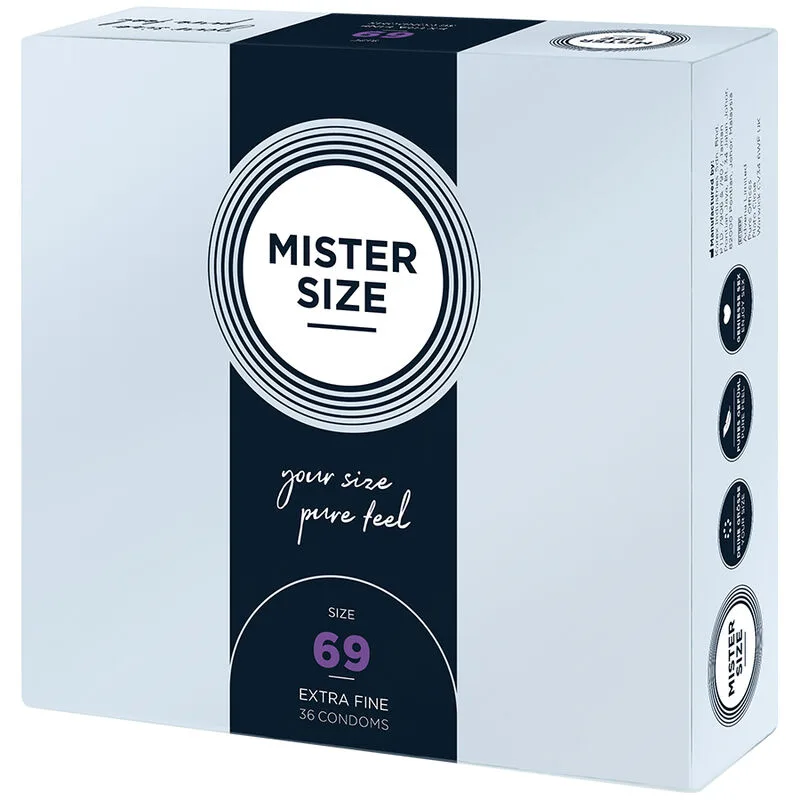 mister size - preservativos talla xxxl 69 mm (36 unidades) imagen 2 | karma sex & shop