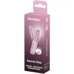 satisfyer - secret kiss estimulador clítoris por ondas rosa imagen 6 | karma sex