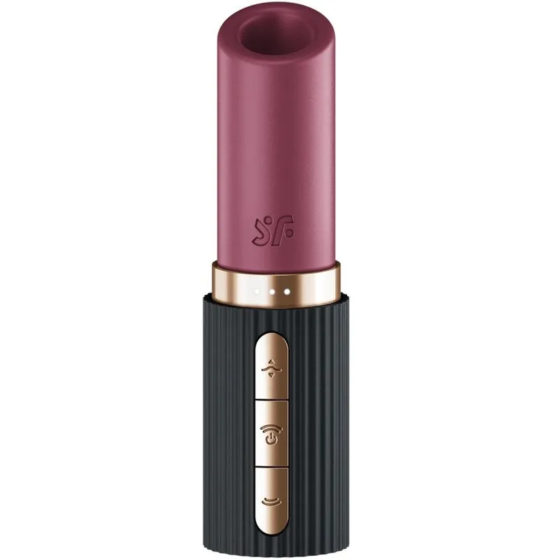 satisfyer - pro 2 kiss estimulador clítoris por ondas granate / negro imagen 2 | karma sex & shop