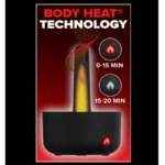 pdx elite - milk me hotter masturbador automático con thrusting y vibración efecto calor imagen 5 | karma sex & shop