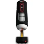 pdx elite - milk me hotter masturbador automático con thrusting y vibración efecto calor imagen 1 | karma sex & shop